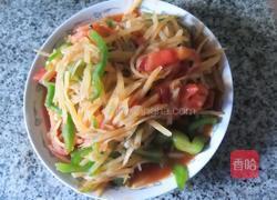 番茄炒土豆丝的做法图解3