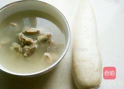 白萝卜排骨汤的做法图解1