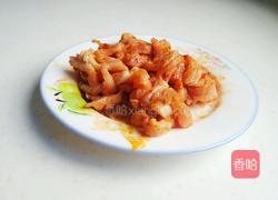 青红椒子姜肉丝的做法图解3