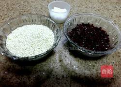 红豆糯米糕的做法图解1