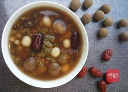 桂圆莲子红豆粥的做法图解4