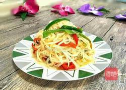 双椒萝卜丝的做法图解7