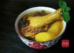 鲜虫草花煲鸡汤的做法图解8