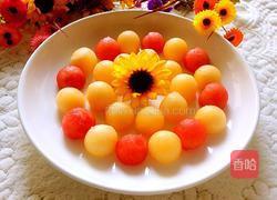 哈蜜瓜西瓜果盘的做法图解6