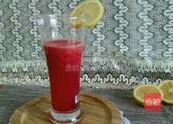 鲜榨西瓜柠檬汁的做法图解8