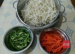 素拌绿豆芽的做法图解2