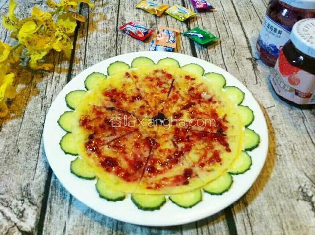 蓝莓酱卷心菜饼