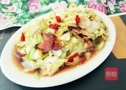 五花肉炒卷心菜的做法图解11
