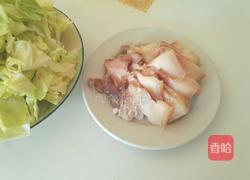 五花肉炒卷心菜的做法图解4
