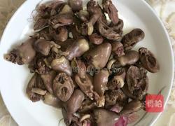 酱爆鸡心的做法图解1