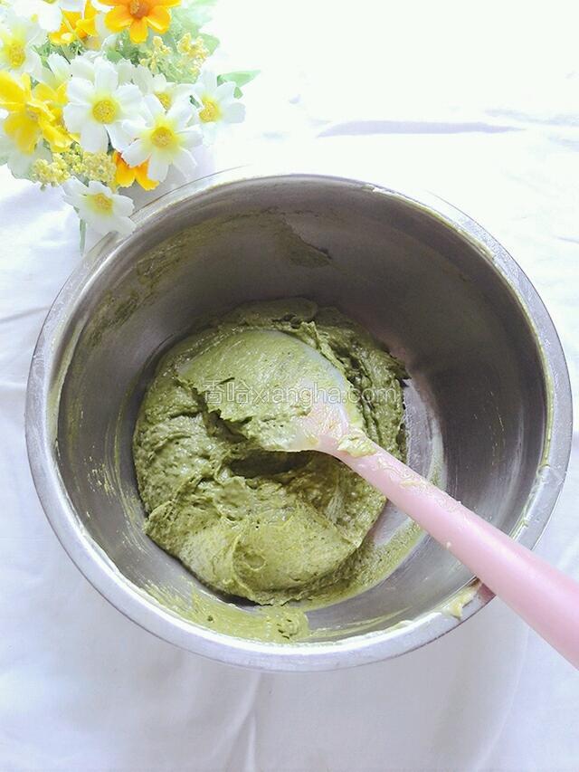 所有材料搅匀后，是这个样子的