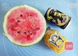 西瓜氣泡飲的做法圖解1