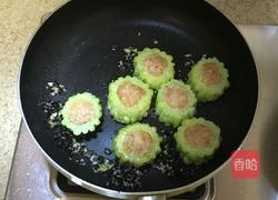 豉汁酿苦瓜的做法图解7