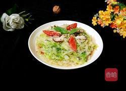 卷心菜炒香菇的做法图解11