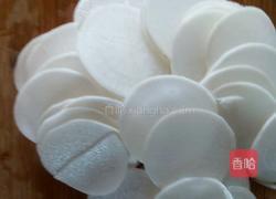 白萝卜花的做法图解2