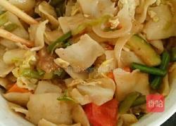 炒面片的做法图解4