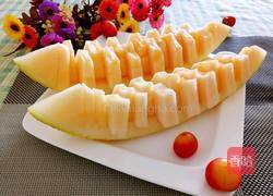 哈密瓜果盘的做法图解8