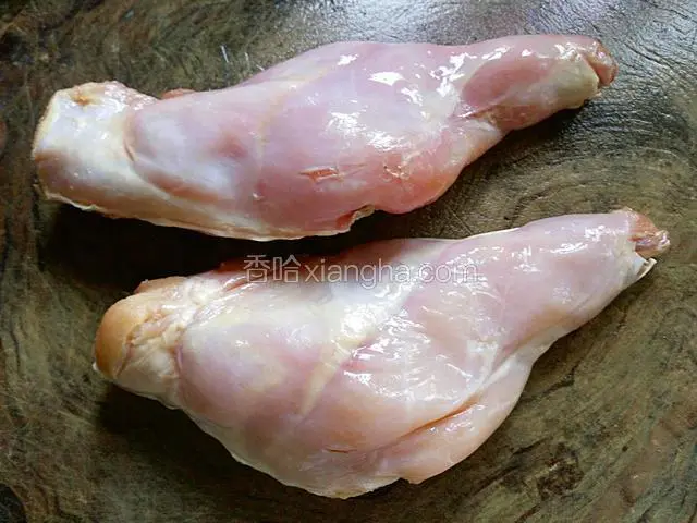 兔腿洗干净。