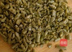 酸豆角炒肉碎的做法图解2