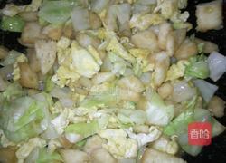 卷心菜炒馒头的做法图解5