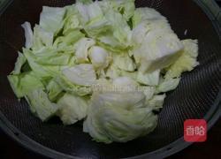 豆酱包菜的做法图解1