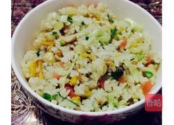 多彩蛋炒饭的做法图解8