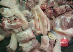 白萝卜炖鸭肉的做法图解2