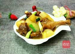 白萝卜炖鸭肉的做法图解10