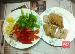 彩椒炒肉卷的做法图解2