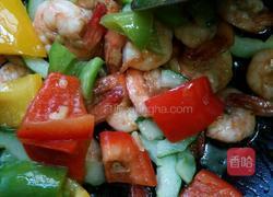彩椒炒虾仁的做法图解8