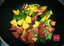 荔枝彩椒炒鸡肉的做法图解6