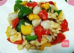 荔枝彩椒炒鸡肉的做法图解8