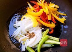 彩椒炒牛蹄筋的做法图解6