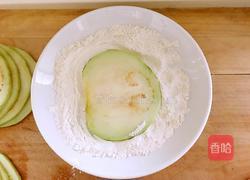 香煎茄片的做法图解4