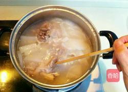 白萝卜炖筒子骨的做法图解10