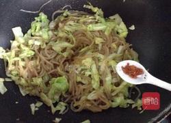卷心菜炒粉丝的做法图解9