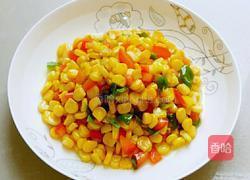 彩椒炒玉米的做法图解5