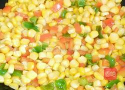 彩椒炒玉米的做法图解4