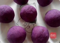 紫薯丸子的做法图解3