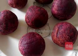 紫薯丸子的做法图解4