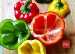 彩椒酿肉的做法图解5