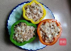 彩椒酿肉的做法图解7