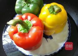 彩椒酿肉的做法图解8