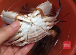 清蒸螃蟹之原味版的做法图解1