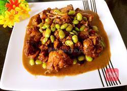 鸡腿烧毛豆的做法图解7