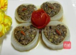 白萝卜酿肉的做法图解8