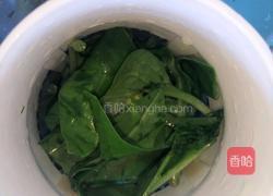 青菜汁馒头的做法图解2