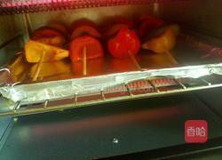 彩椒茄子烤串的做法图解7