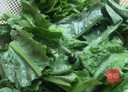 炒油麦菜的做法图解1