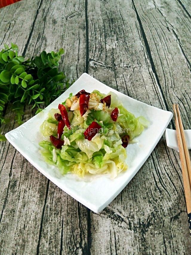 辣炝卷心菜